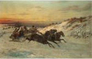 Racing Troika by Nikolai Egorovich Sverchkov