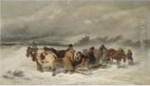 A Rest On The Wayside by Nikolai Egorovich Sverchkov