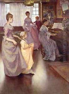 The Minuet by Elizabeth Stanhope Forbes