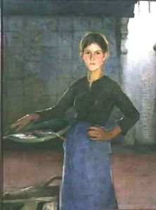 The Zandvoort Fishergirl by Elizabeth Stanhope Forbes