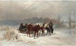 Winter Travellers by Nikolai Egorovich Sverchkov