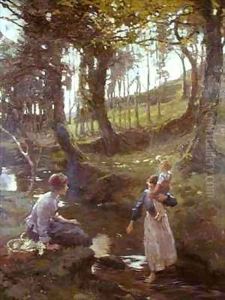 The Primrose Wood by Elizabeth Stanhope Forbes