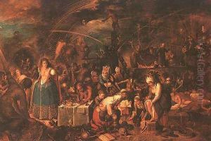 An Assembly of Witches 1600s by Frans the younger Francken