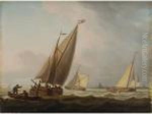 Pecheurs Pres Du Rivage