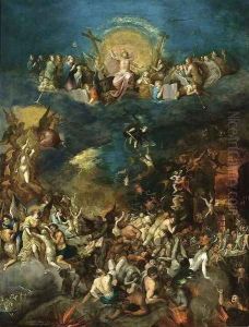 The Last Judgement 1606 by Frans the younger Francken