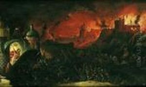 Le Christ Aux Limbes by Jakob Isaaksz Swanenburgh