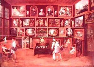 Interior of a Museum by Frans the younger Francken