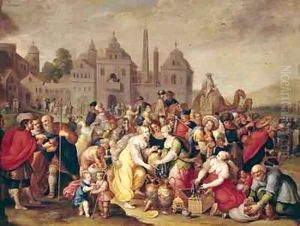 The Exodus or The Vases of the Egyptians by Frans the younger Francken
