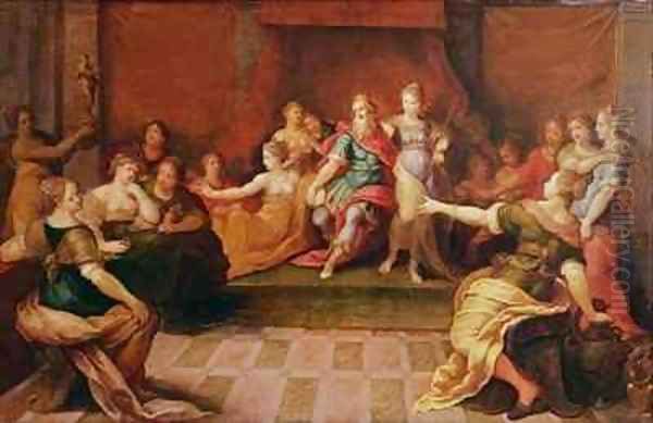 Solomon and his Women - view 1