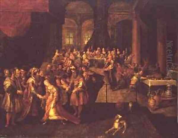 King Ahasuerus Crowns Esther - view 1