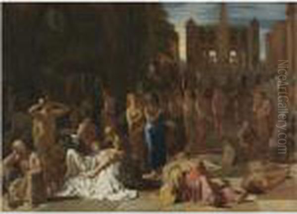 Plague In An Ancient City by Michiel Sweerts