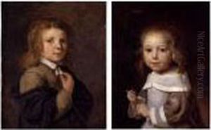 Portrait Of Young Boy And Portrait Of A Young Girl: A Pair Of Paintings by Michiel Sweerts