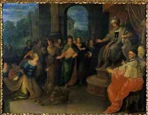 The Queen of Sheba before Solomon by Frans the younger Francken