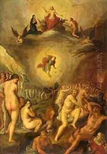The Last Judgement 2 by Frans the younger Francken