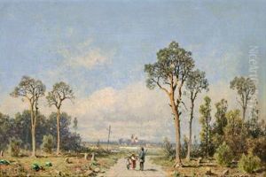 Begegnung Auf Der Landstrase