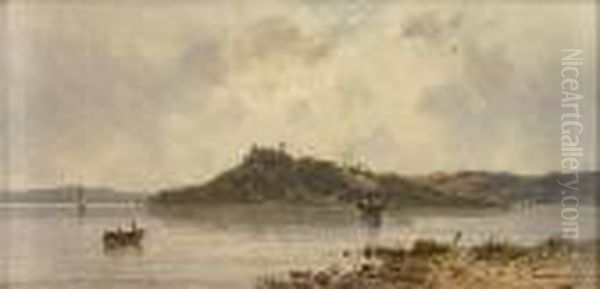 A Scene Of Boats On A Lake - view 1