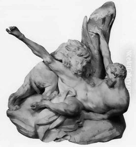 Milo of Crotoa by Etienne-Maurice Falconet
