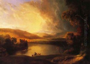 A Storm in the Valley by Alvan Fisher