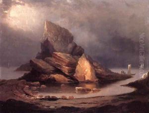 Coastal Scene, Nahant, Massachusetts by Alvan Fisher