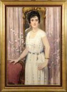 Portrait De Femme Dans Un Interieur by Philippe Swyncop