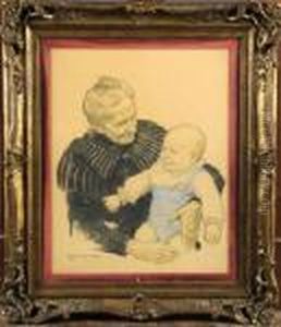 Mere Et Enfant by Philippe Swyncop
