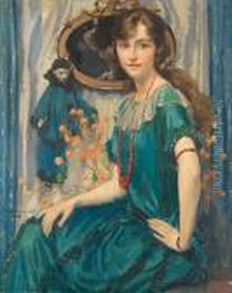 Portrait Of A Girl In Blue - view 1