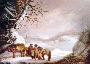 A Meeting by a River by Alvan Fisher