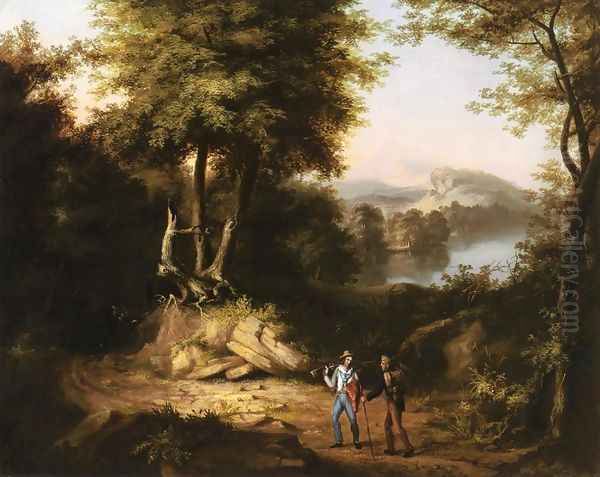 Hunters in a Landscape - view 1