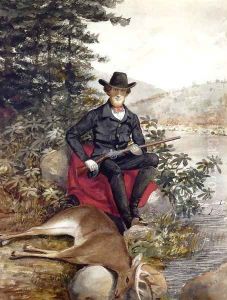 The Hunter A Self Portrait by Alvan Fisher