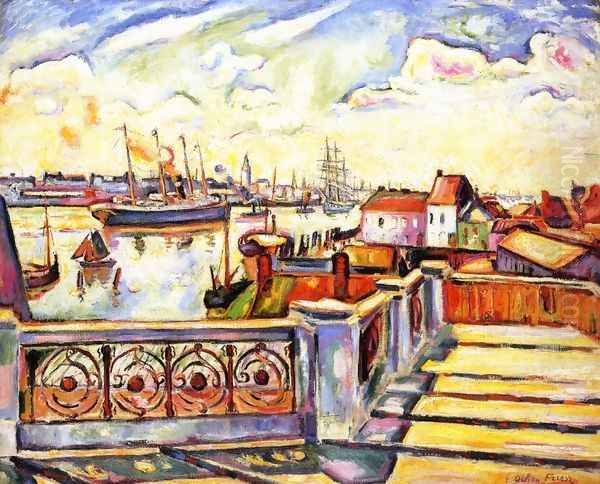 The Port of Anvers - view 1