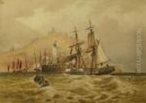Shipping Off Whitby by John Syer