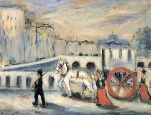 The Red Cart by Emile-Othon Friesz