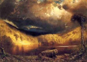 Stormy Skies Above Echo Lake, White Mountains