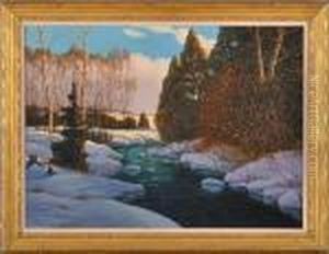 Stream In Winter by George Gardner Symons