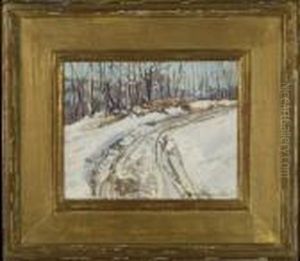 Winter Woods Trail by George Gardner Symons