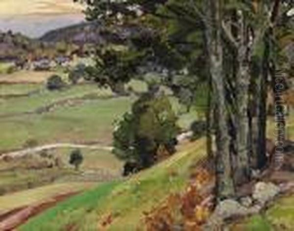 A View Down To The Farm - view 1