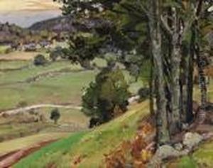 A View Down To The Farm