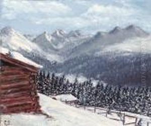 Winter Landscape, The Berkshires by George Gardner Symons