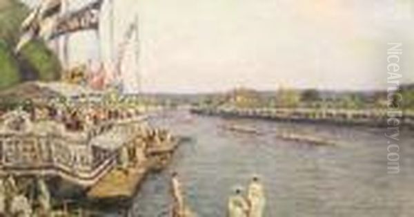Crew Racing At Oxford - view 1