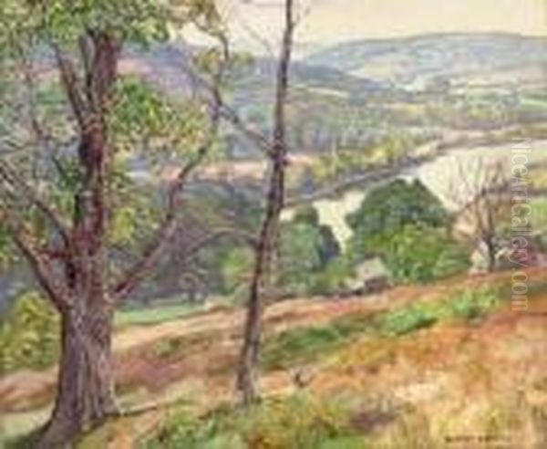 Hill Top View Of The River - view 1