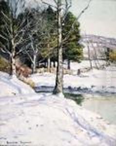 The Old Stone Wall by George Gardner Symons