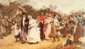 The Wedding by Sir Samuel Luke Fildes