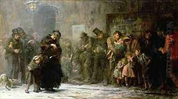 Applicants for Admission to a Casual Ward by Sir Samuel Luke Fildes