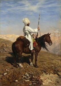 Kosake Zu Pferd by Wladyslaw Szerner