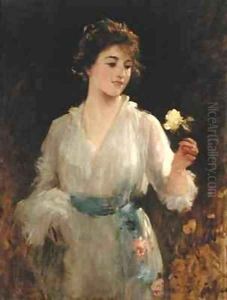 The Yellow Rose by Sir Samuel Luke Fildes