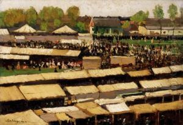 Market In Szolnok - view 1