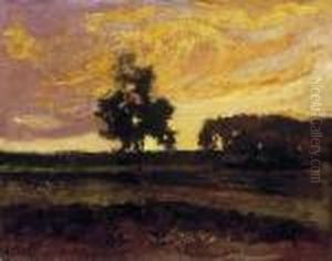 Sunset by Lajos Szlanyi
