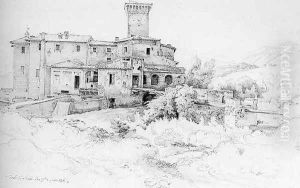 Isola di Sora 1826 by Ernst Fries