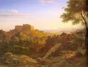 View of Massa di Carrara, 1830 by Ernst Fries