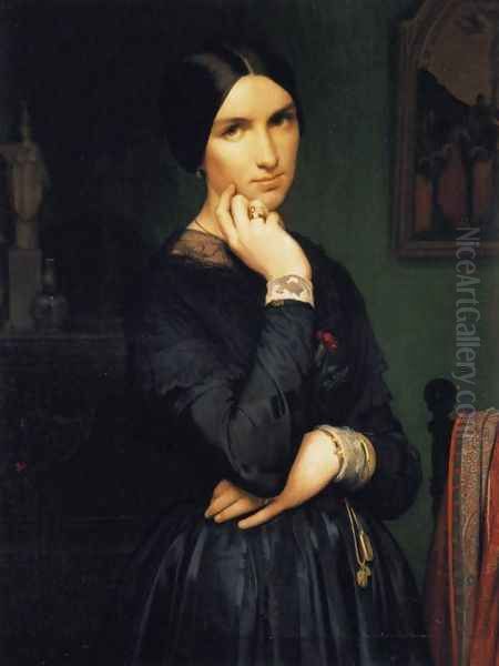 Portrait of Madame Flandrin 1846 - view 1